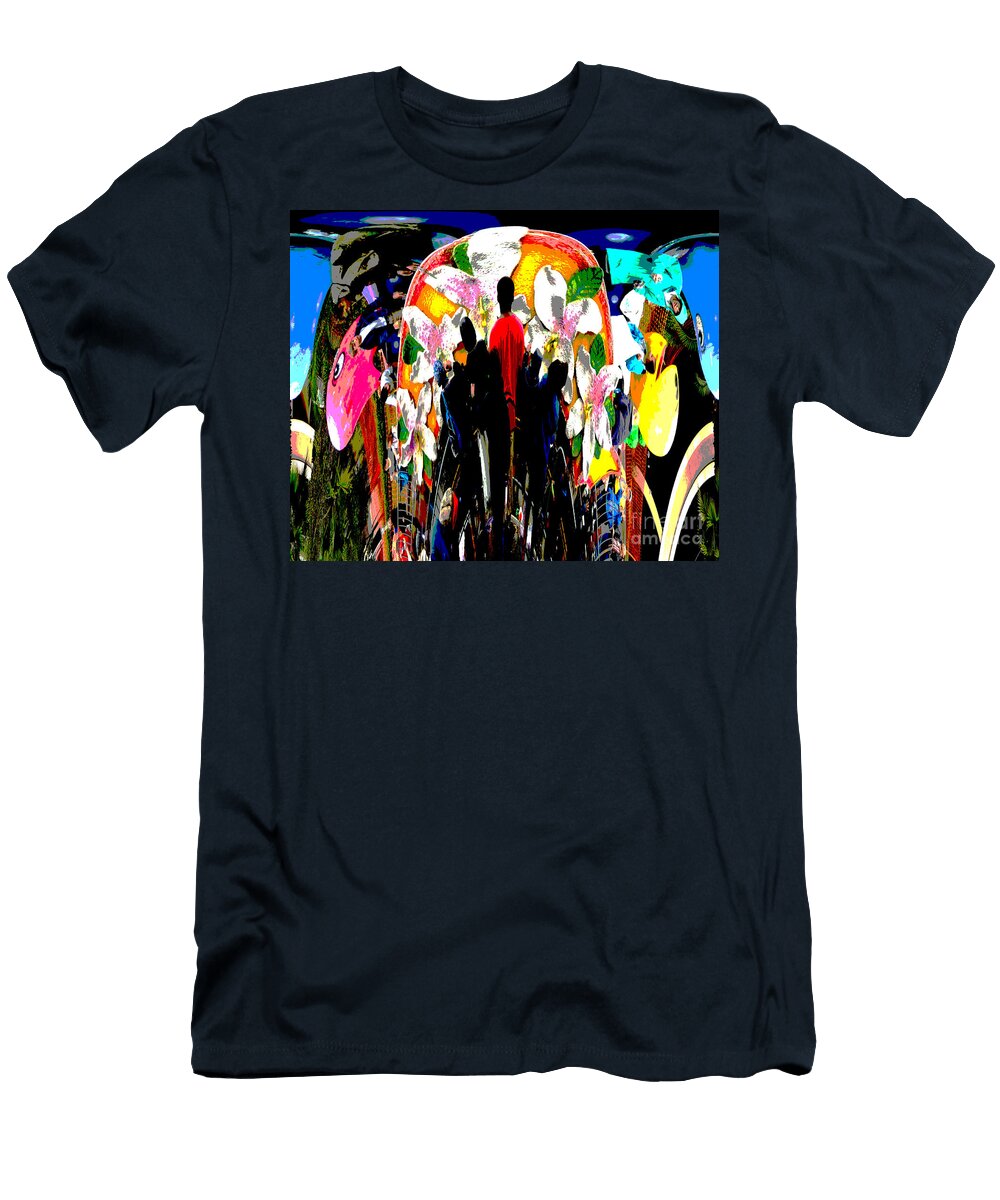 Pac Man Abstract Marian Bell T-Shirt