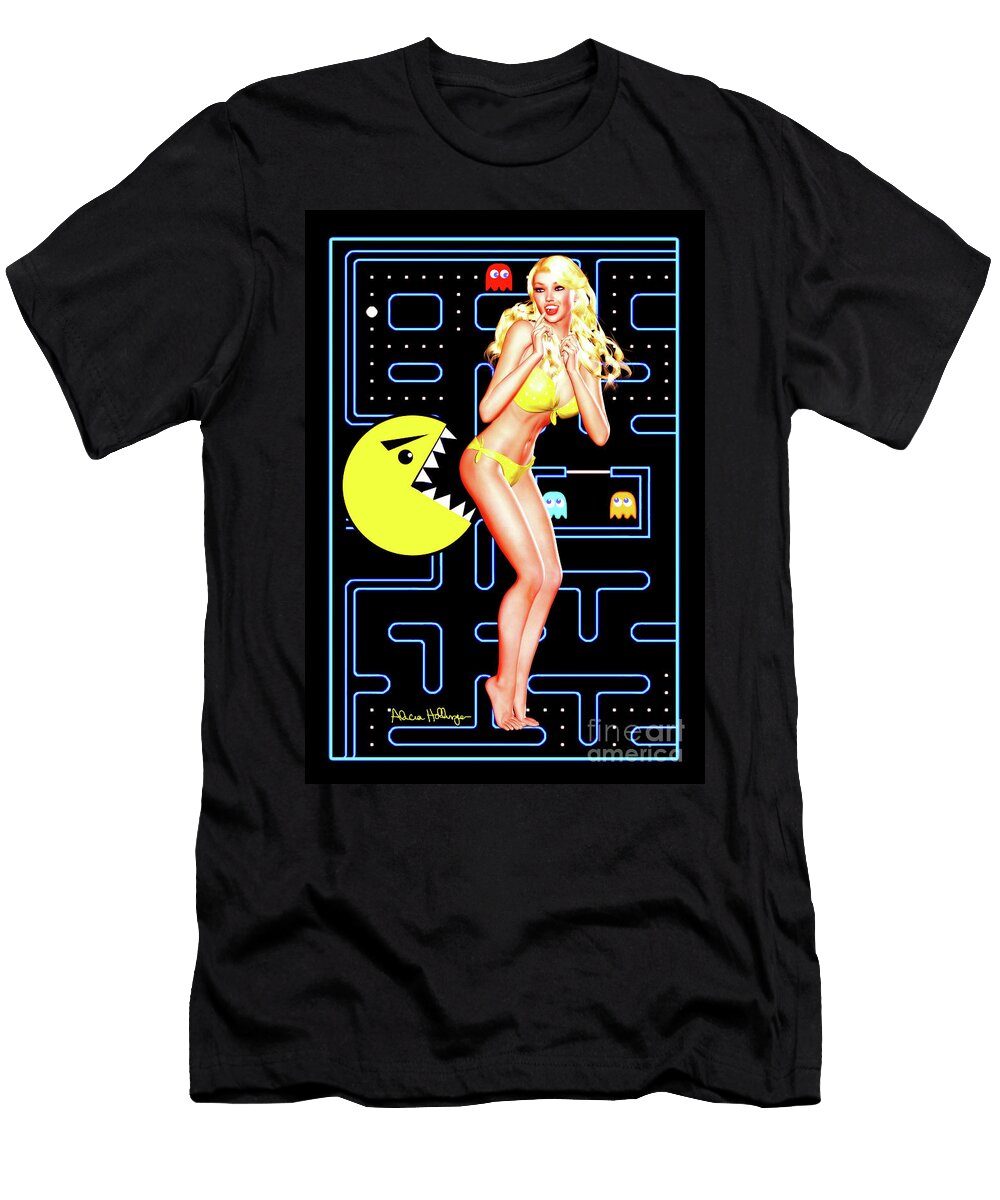 Pacman Girl Once Bitten Alicia Hollinger T-Shirt