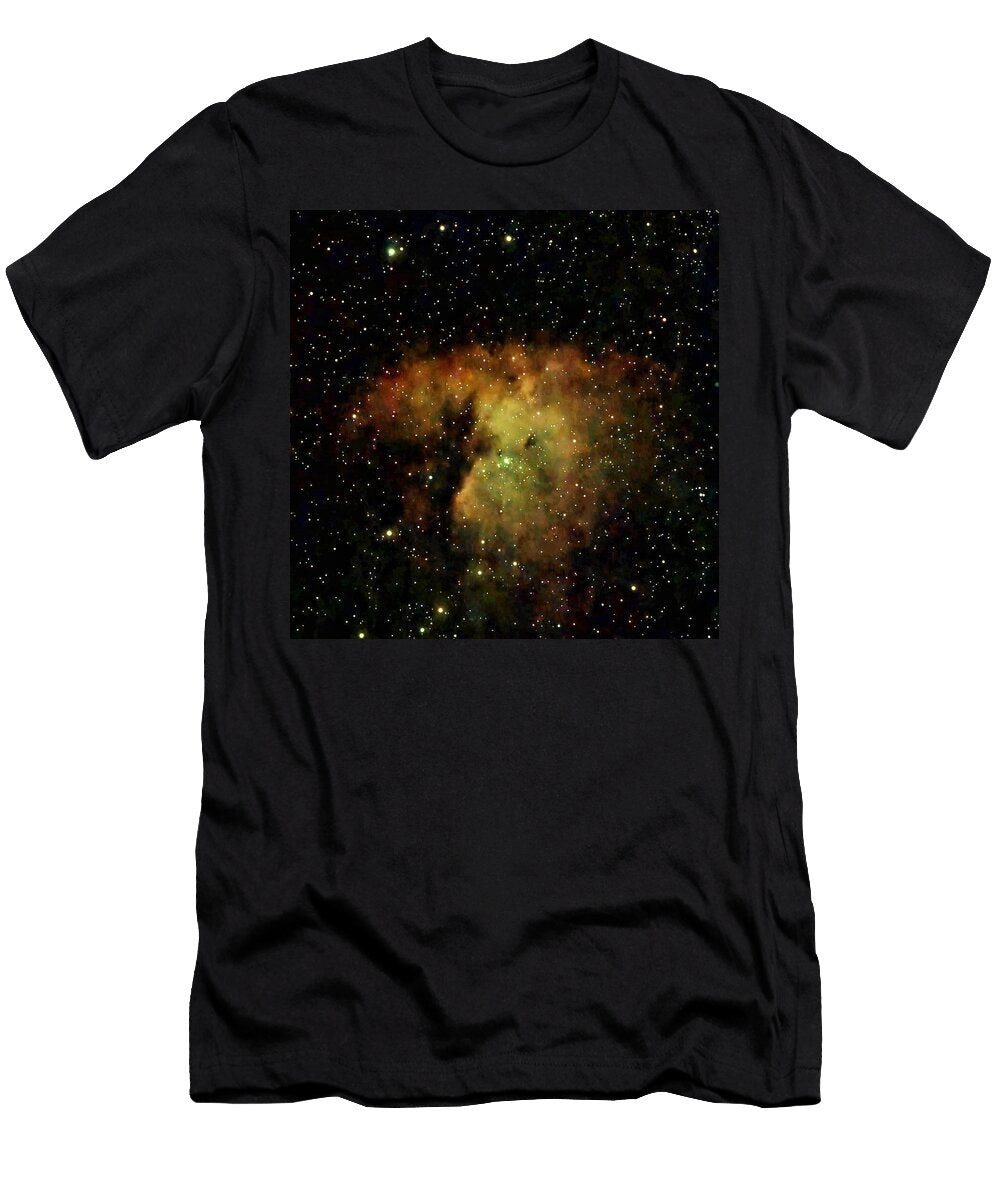 Pacman Nebula Darren Breslin T-Shirt