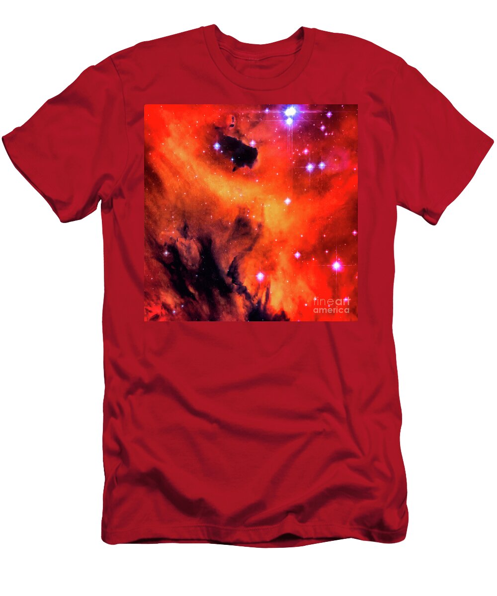 Pacman Nebula Ic 1590 M G Whittingham T-Shirt