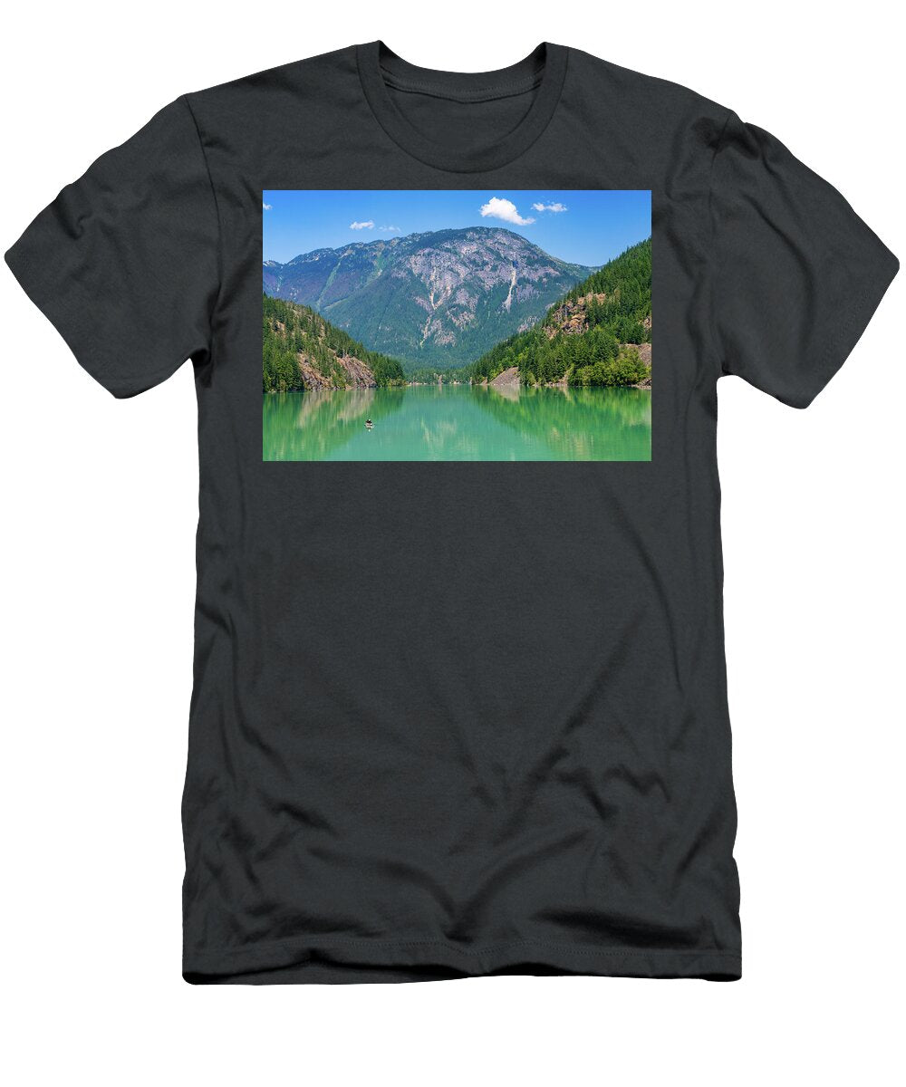 Paddleboard on Diablo Lake in North Cascades National Park in Wa Steven Heap T-Shirt