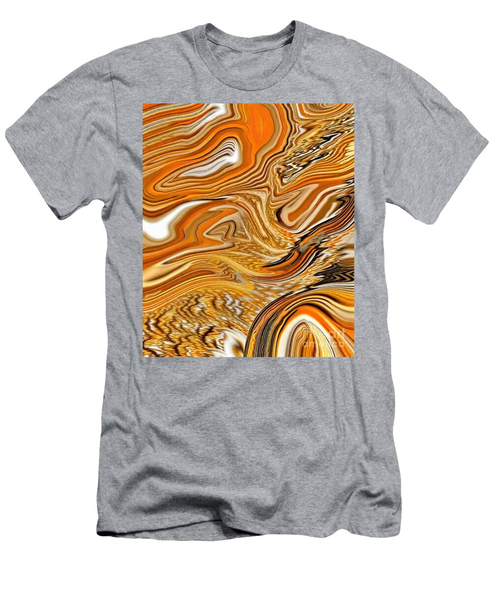 Painting 9 the Lion Exhausted Falled Down Texture N Akkash T-Shirt