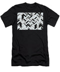 Pale Blue Black Gray Herringbone Pattern Pairs Valspar 2023 Coty Rising Tide 4008 3a Petite Patterns T-Shirt