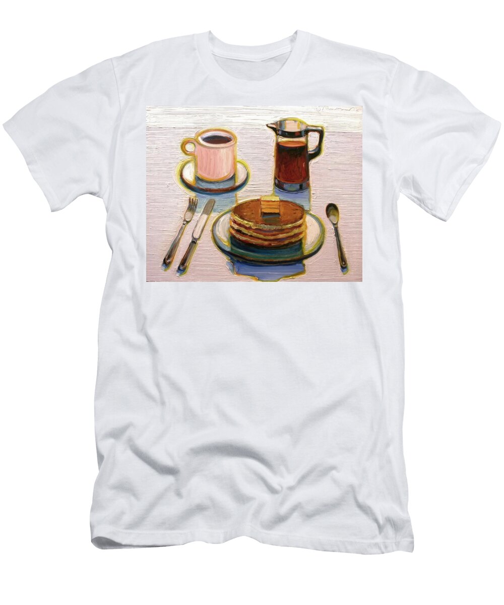 Pancake Breakfast Delight Wayne Thiebaud Wayne Thiebaud T-Shirt