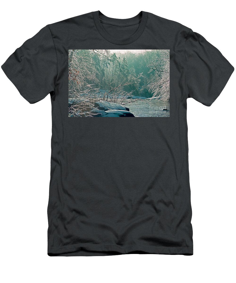 Pancake Falls After the Ice Storm Jonathan Lingel T-Shirt