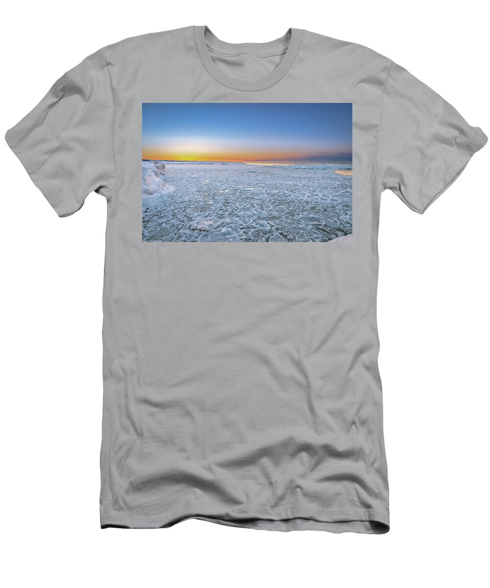 Pancake Ice Sunset Gary Mccormick T-Shirt