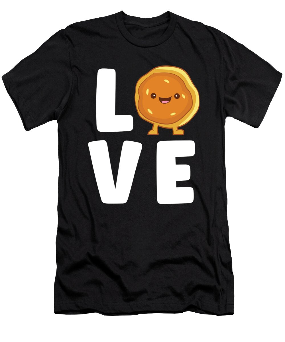 Pancake Lover Kawaii Breakfast Food Cute Pancake Eq Designs T-Shirt