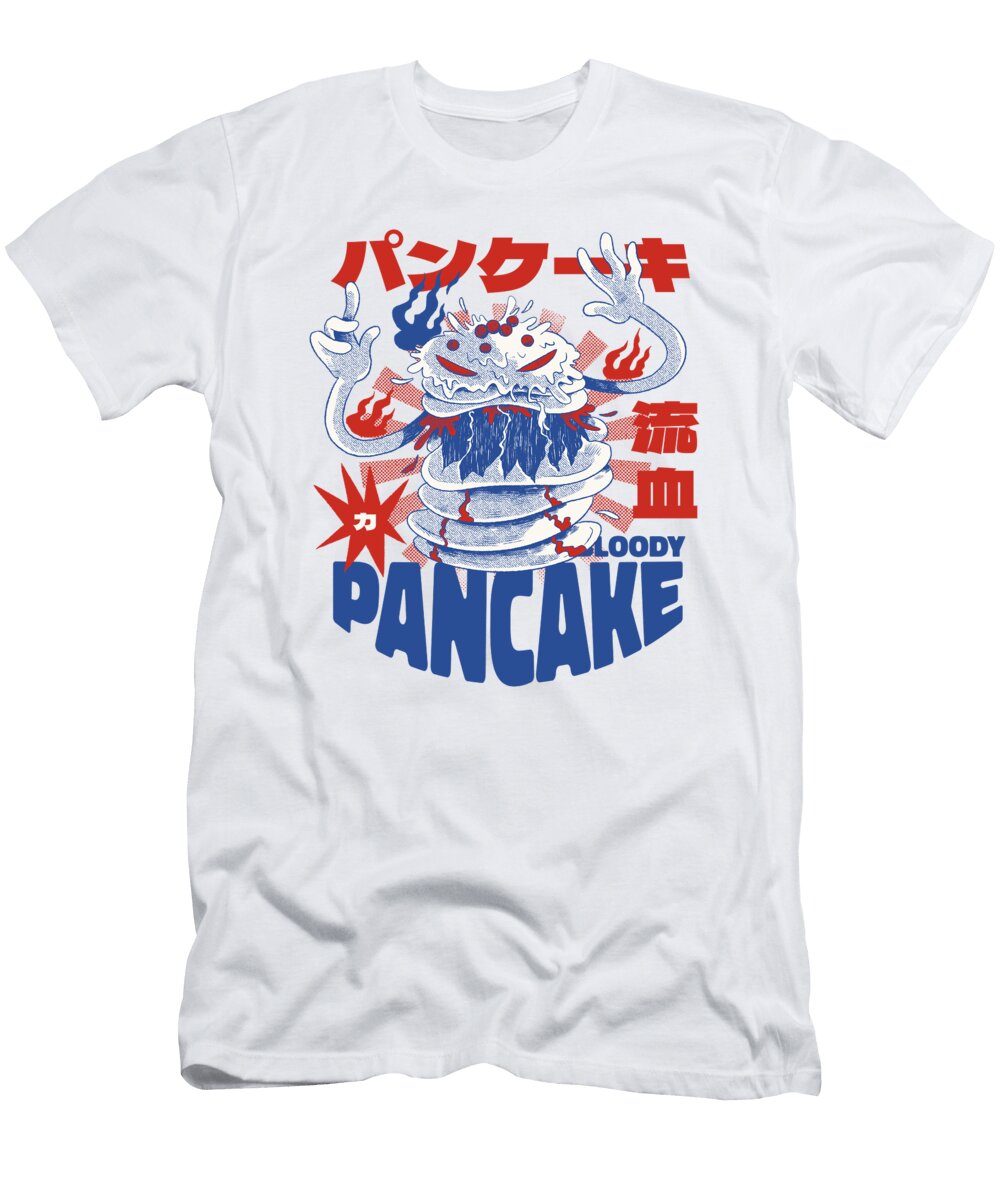 Pancake Monster Funny Cartoon Me T-Shirt
