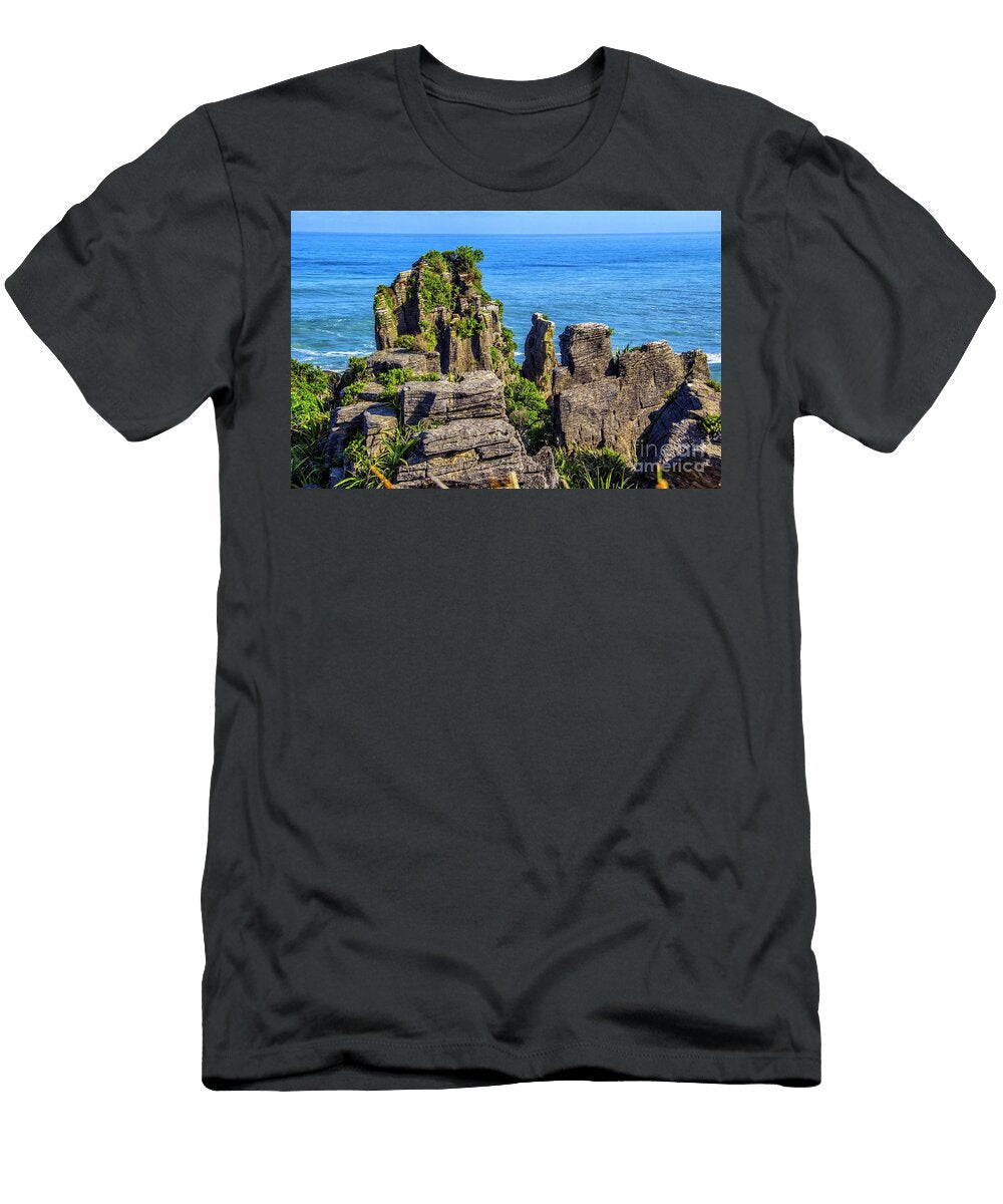 Pancake Rock Castle Roberta Bragan T-Shirt