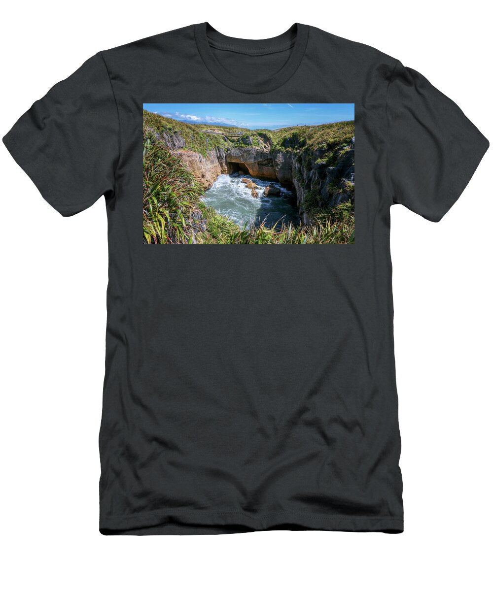 Pancake Rocks New Zealand Joan Carroll T-Shirt