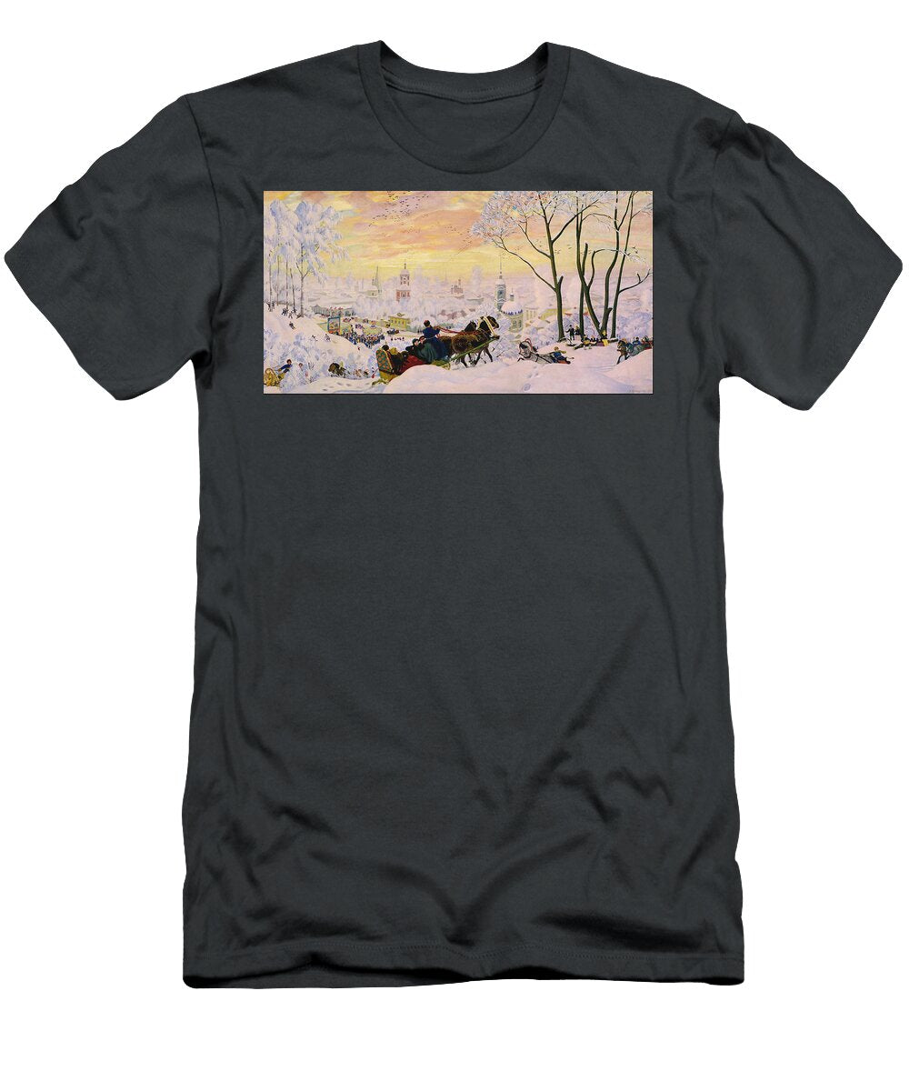 Pancake Week 1916 Boris Kustodiev T-Shirt