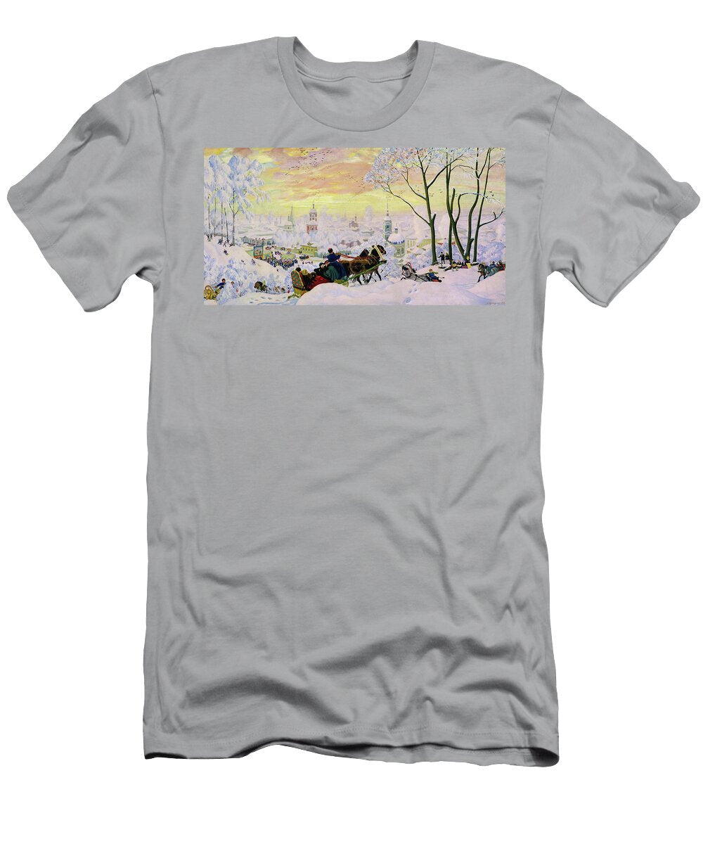 Pancake Week Boris Kustodiev T-Shirt