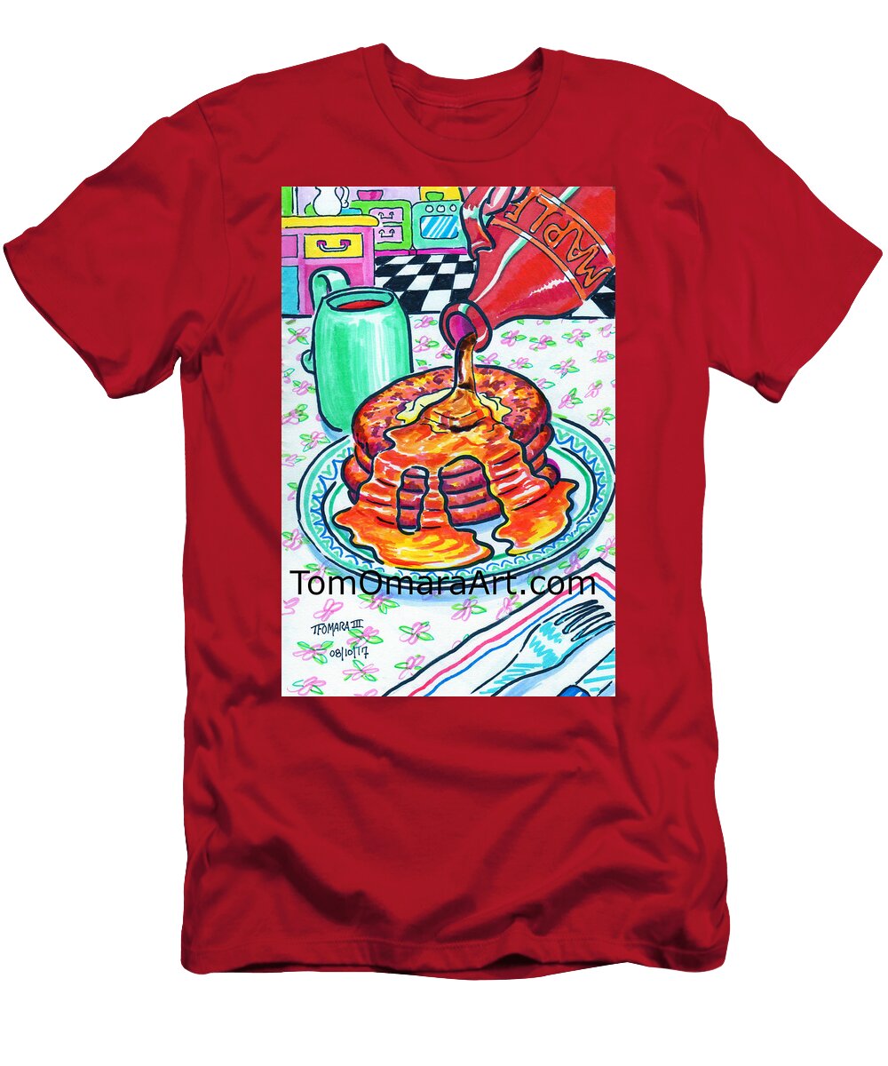 Pancakes and Syrup Thomas Omara T-Shirt