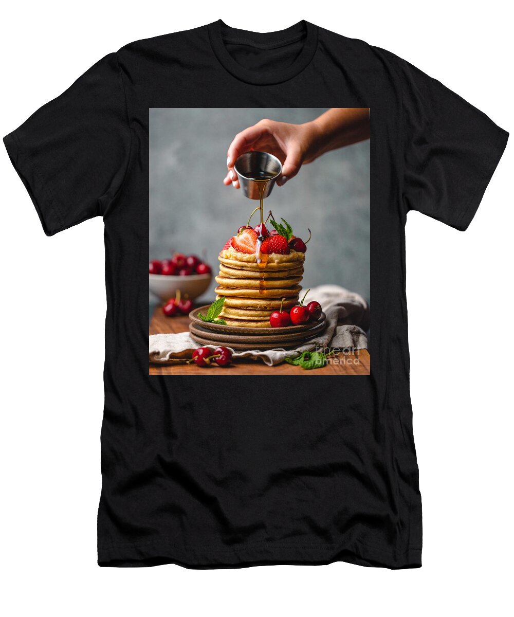 Pancakes Nomonkey B T-Shirt