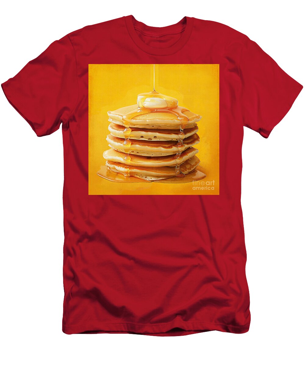 Pancakes on Yellow Elisabeth Lucas T-Shirt