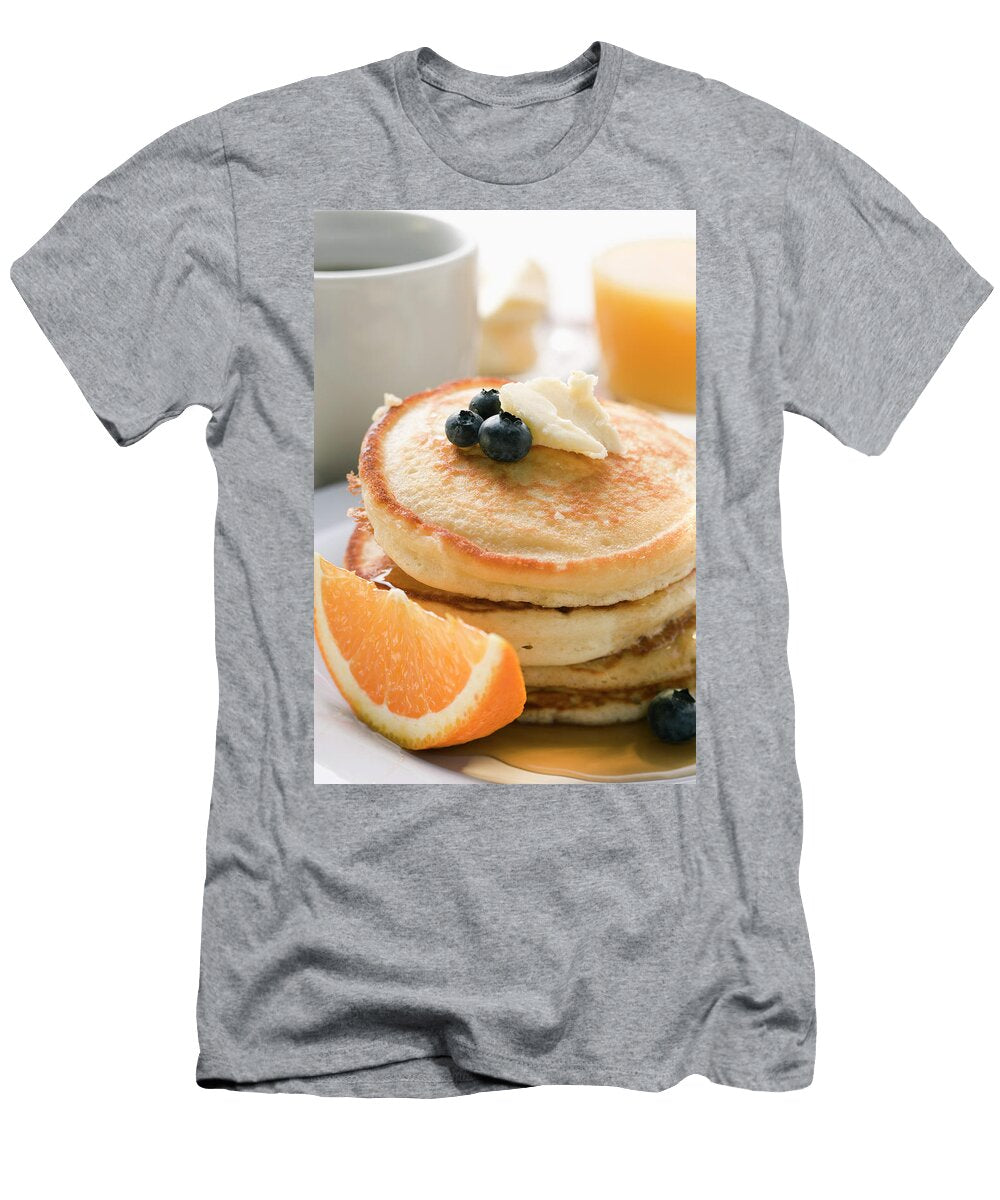 Pancakes with Butter and Fruit for Breakfast Foodcollection T-Shirt