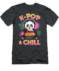 Panda Ramen Kpop Chill Humorous Big Peacock Poek T-Shirt