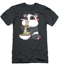 Panda Ramen Noodles Japanese Anime Paige Sleek T-Shirt