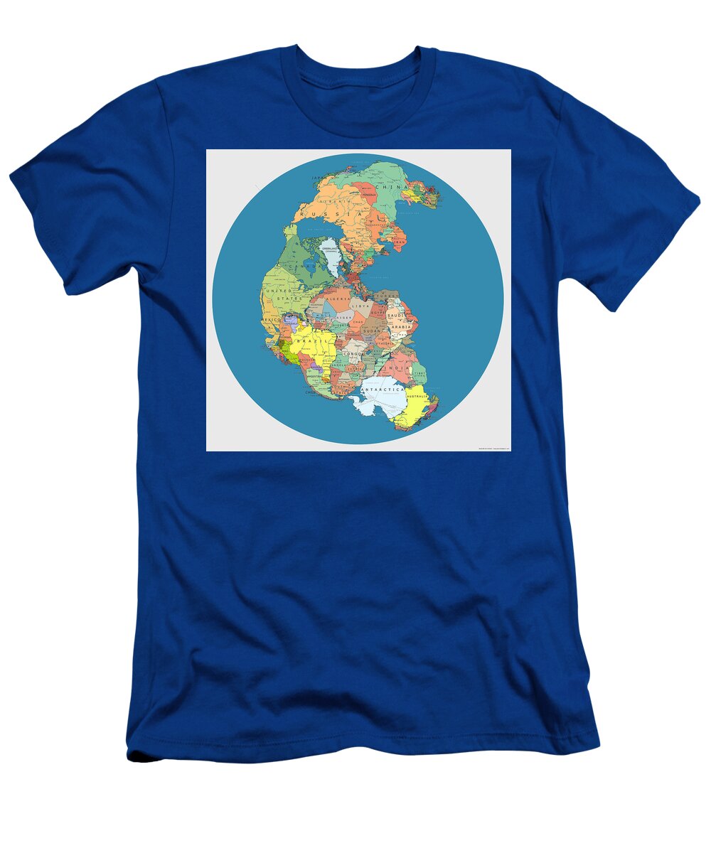 Pangaea Politica By Massimo Pietrobon C H Apperson T-Shirt