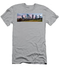 Panorama of Downtown Houston From Eleanor Tinsley Park Houston Texas Silvio Ligutti T-Shirt