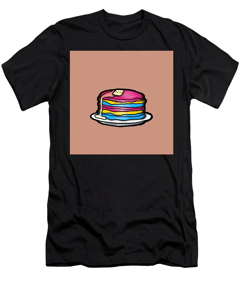 Pansexual Pancakes Lemoncat Studios T-Shirt