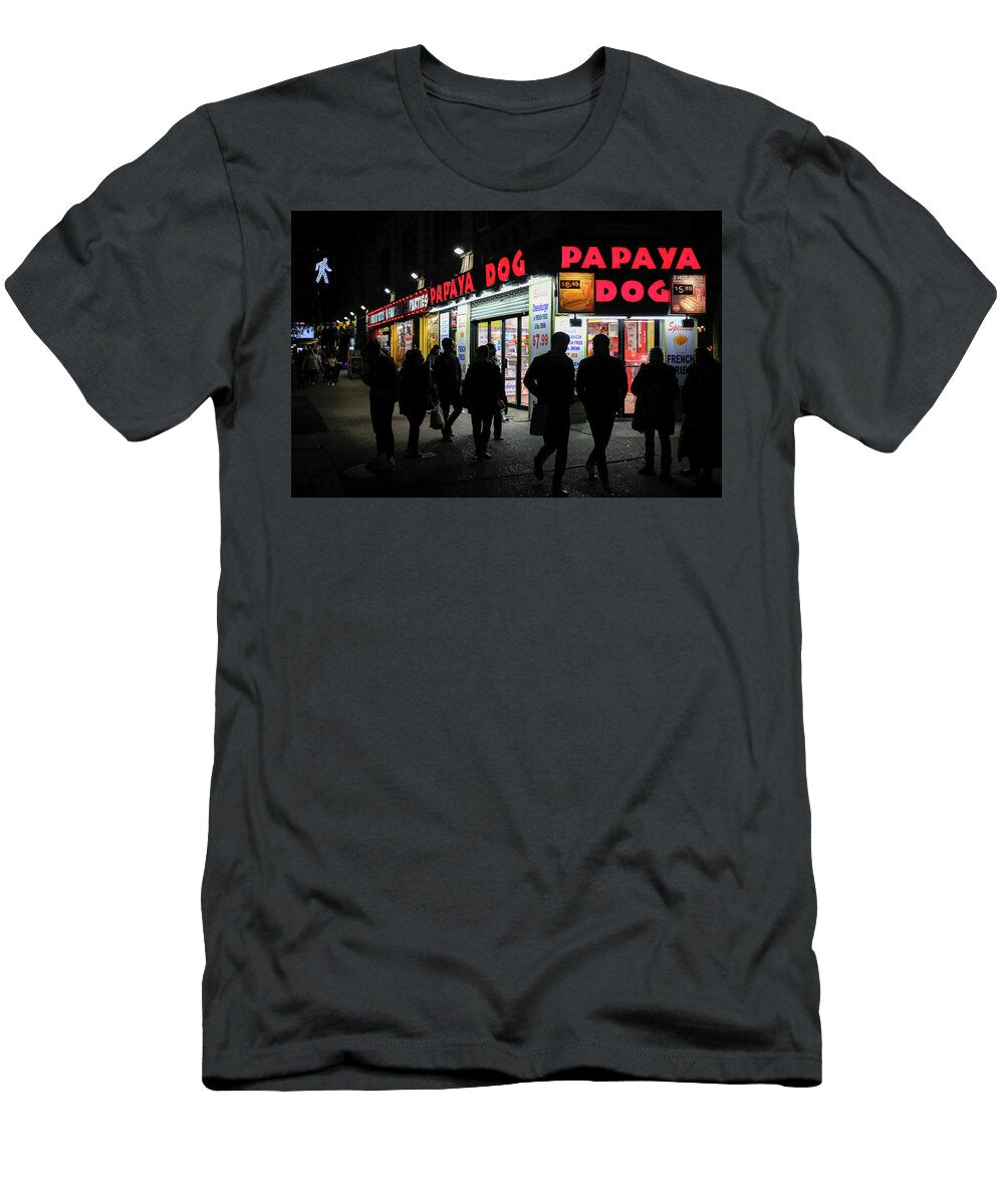 Papaya Dog At Night Alex Zarnoski T-Shirt
