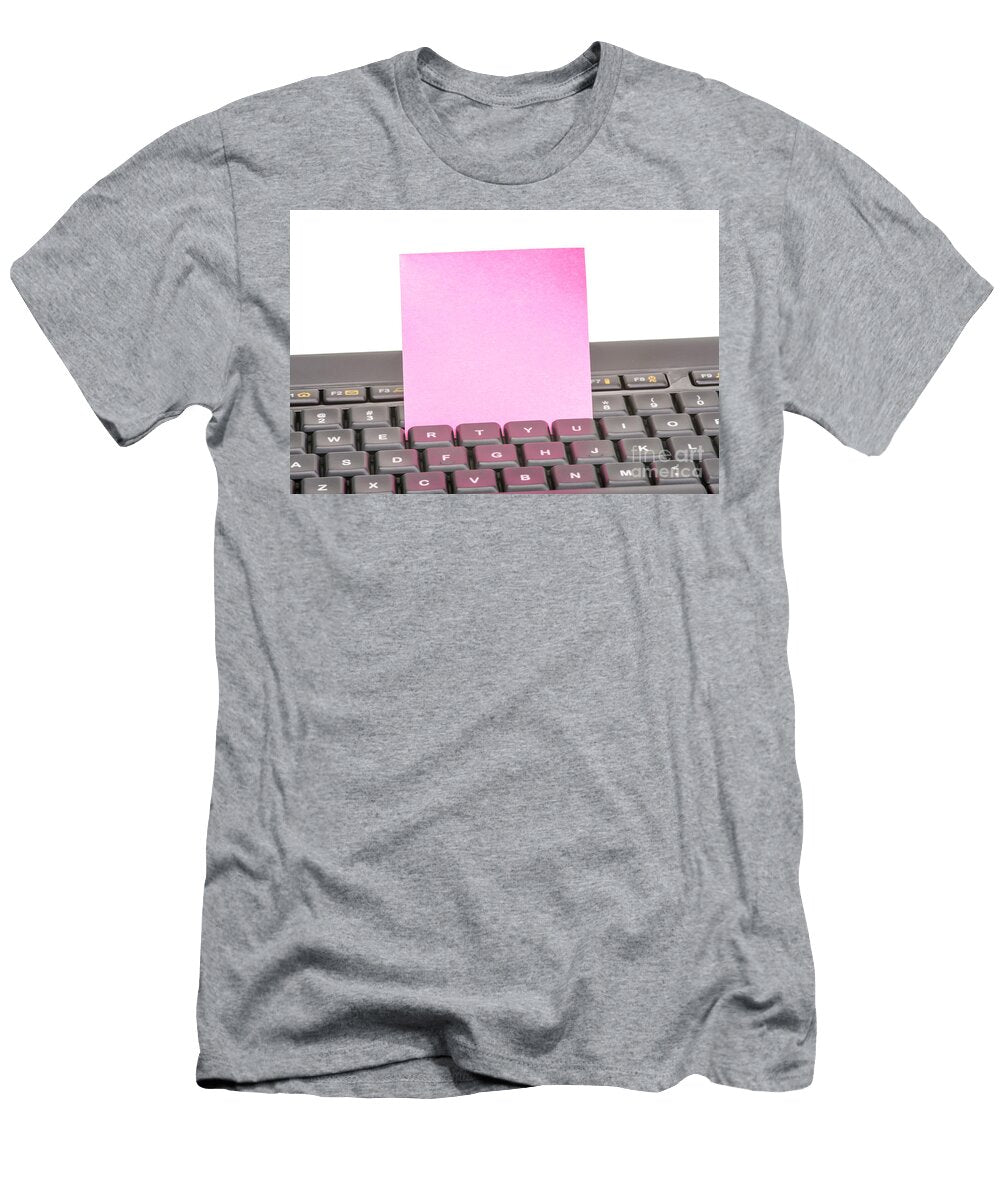 Paper Note on Keyboard Cosmin Constantin Sava T-Shirt