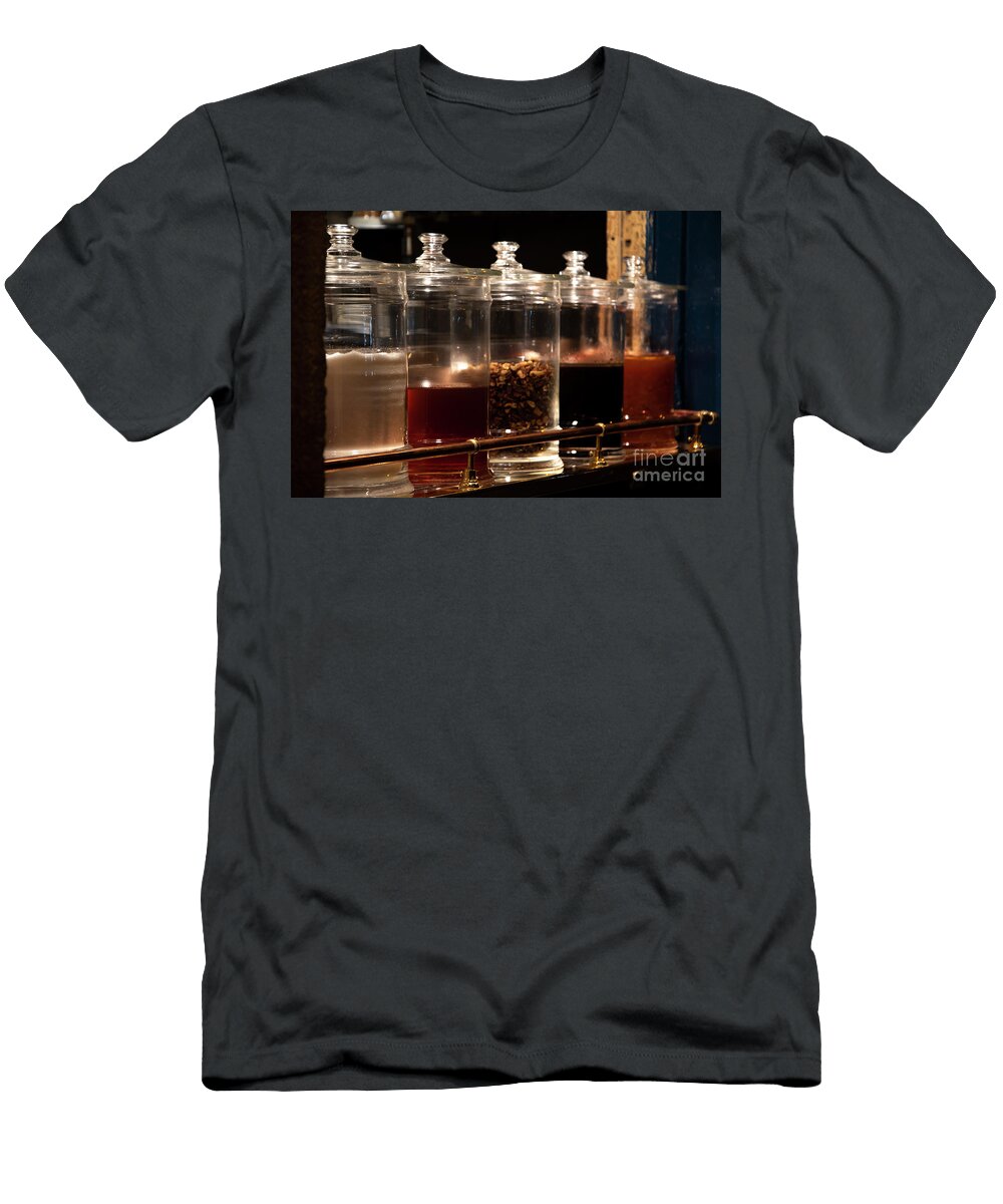Paris Jars with Different Toppings for Crepes At Cafe Window Elena Dijour T-Shirt