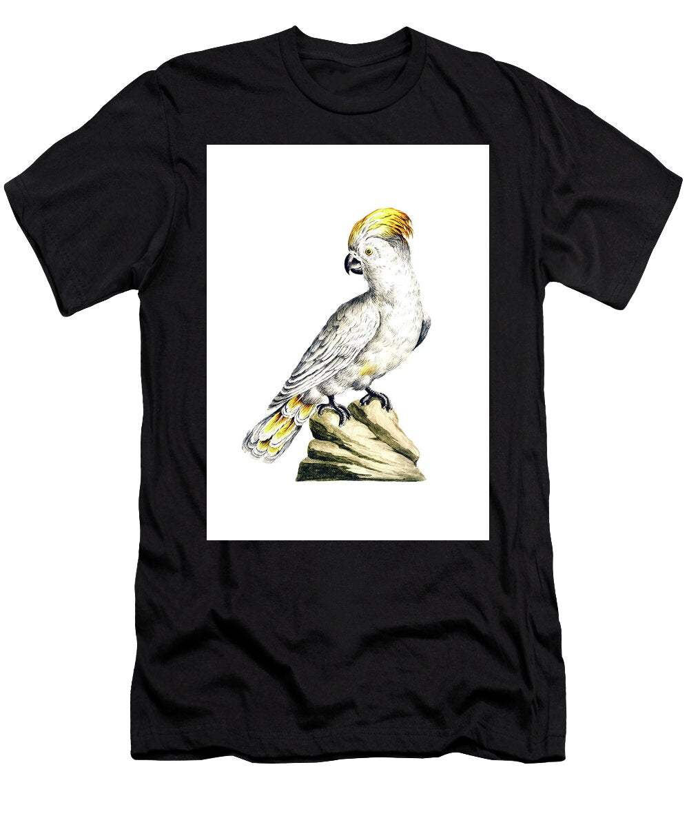 Parrot Called Cockatoo with Yellow Crest By Saverio Manetti Mango Art T-Shirt