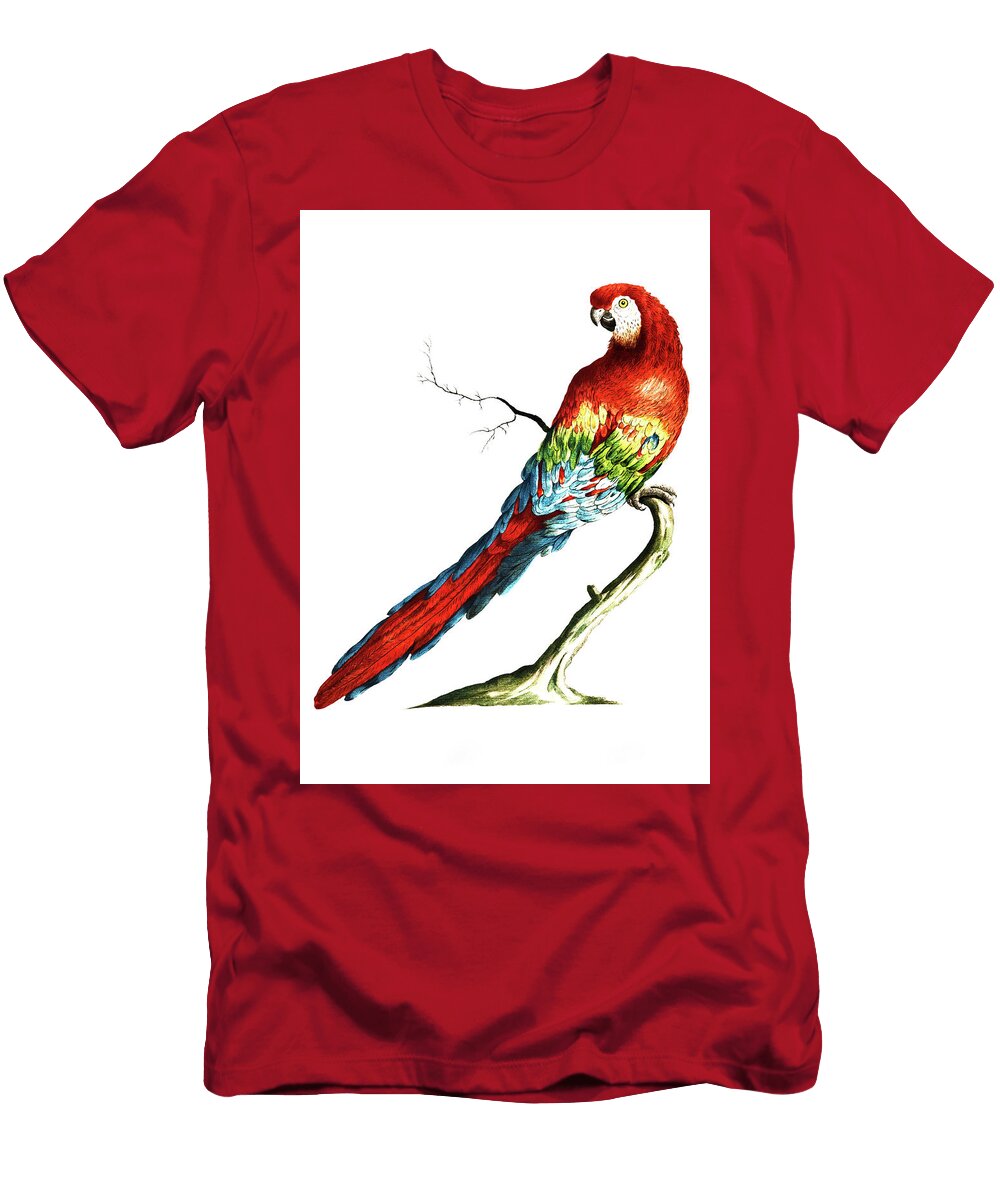 Parrot Called Red Macaw of Brazil Saverio Manetti T-Shirt