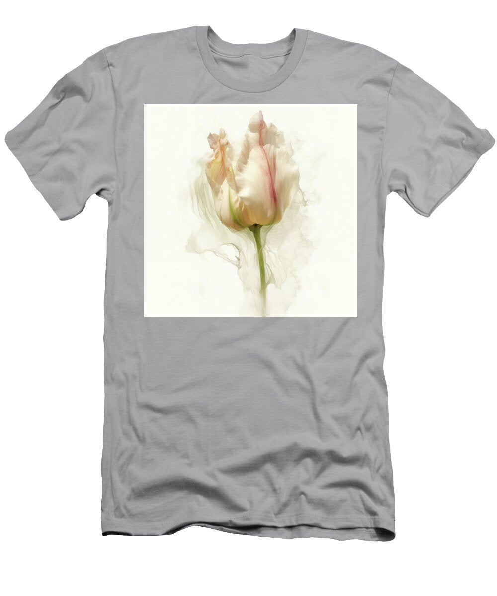 Parrot Tulip in Peach and Pink Yo Pedro T-Shirt