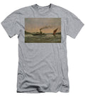 Past on the Medway Featuring a Restored Paddle Steamer Kingswear Castle Vic Trevett T-Shirt