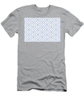 Pastel Blue and White Geometric Shape Pattern Pairs De 2022 Trending Color Prim Blue De5898 Petite Pattern Minimal Graphic Designs T-Shirt