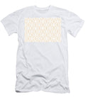 Pastel Orange and White Tessellation Pattern 16 Petite Pattern Minimal Graphic Designs T-Shirt