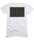 Pastel Pink and Black Vertical Chevron Pattern Petite Pattern Minimal Graphic Designs T-Shirt