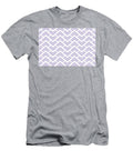 Pastel Purple and White Chevron Arrow Pattern Petite Pattern Minimal Graphic Designs T-Shirt