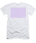 Pastel Purple White Modern Stripe Chevron Pattern Pairs 2023 Coty Digital Lavender 134 67 16 Petite Patterns T-Shirt