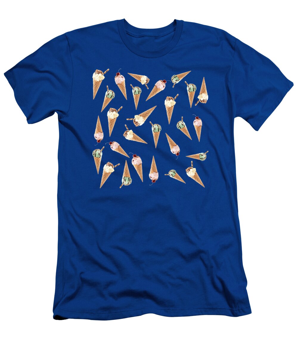 Pattern Cone Ice Cream Maribel Hernandez T-Shirt