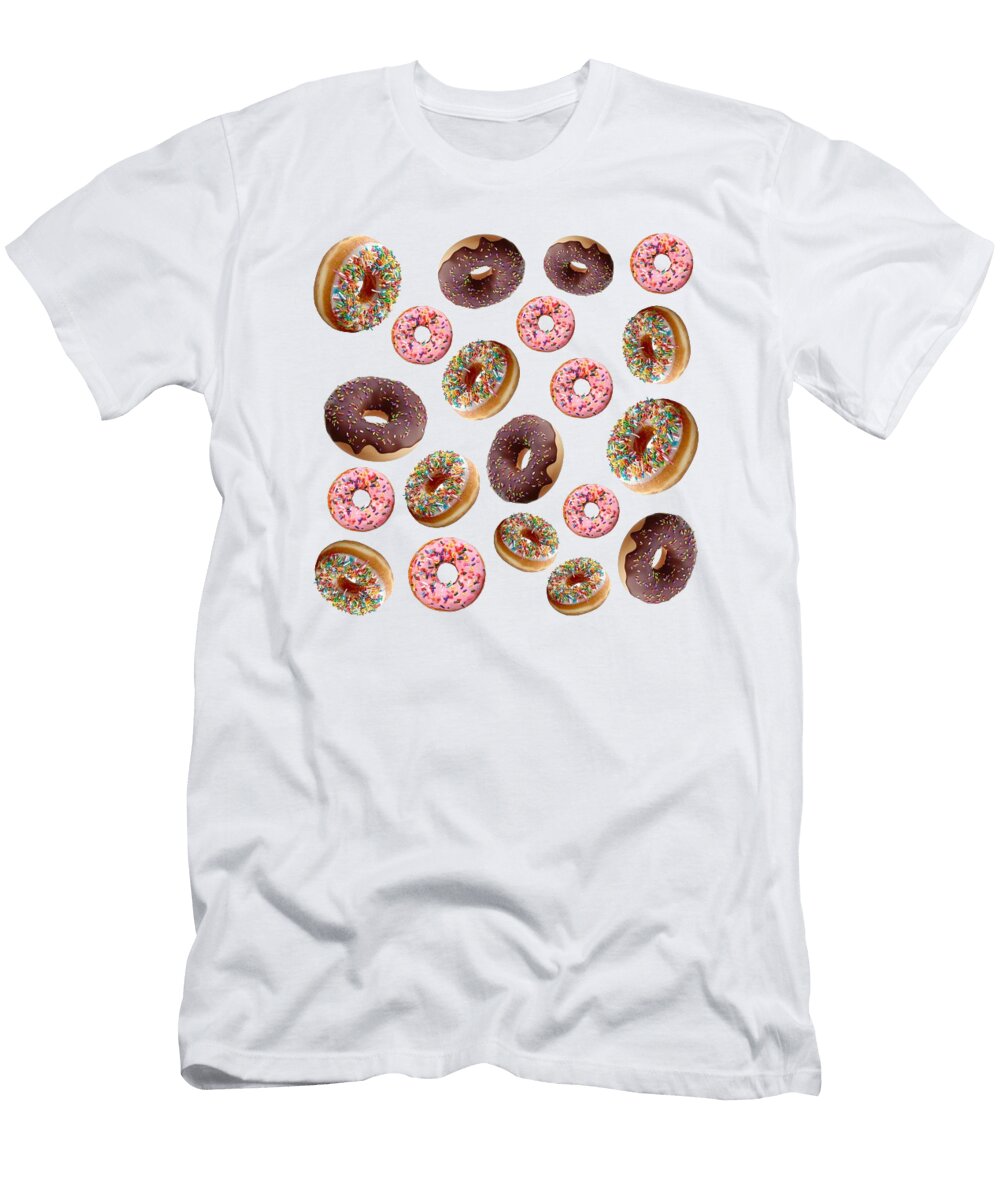 Pattern Donut Cream Maribel Hernandez T-Shirt