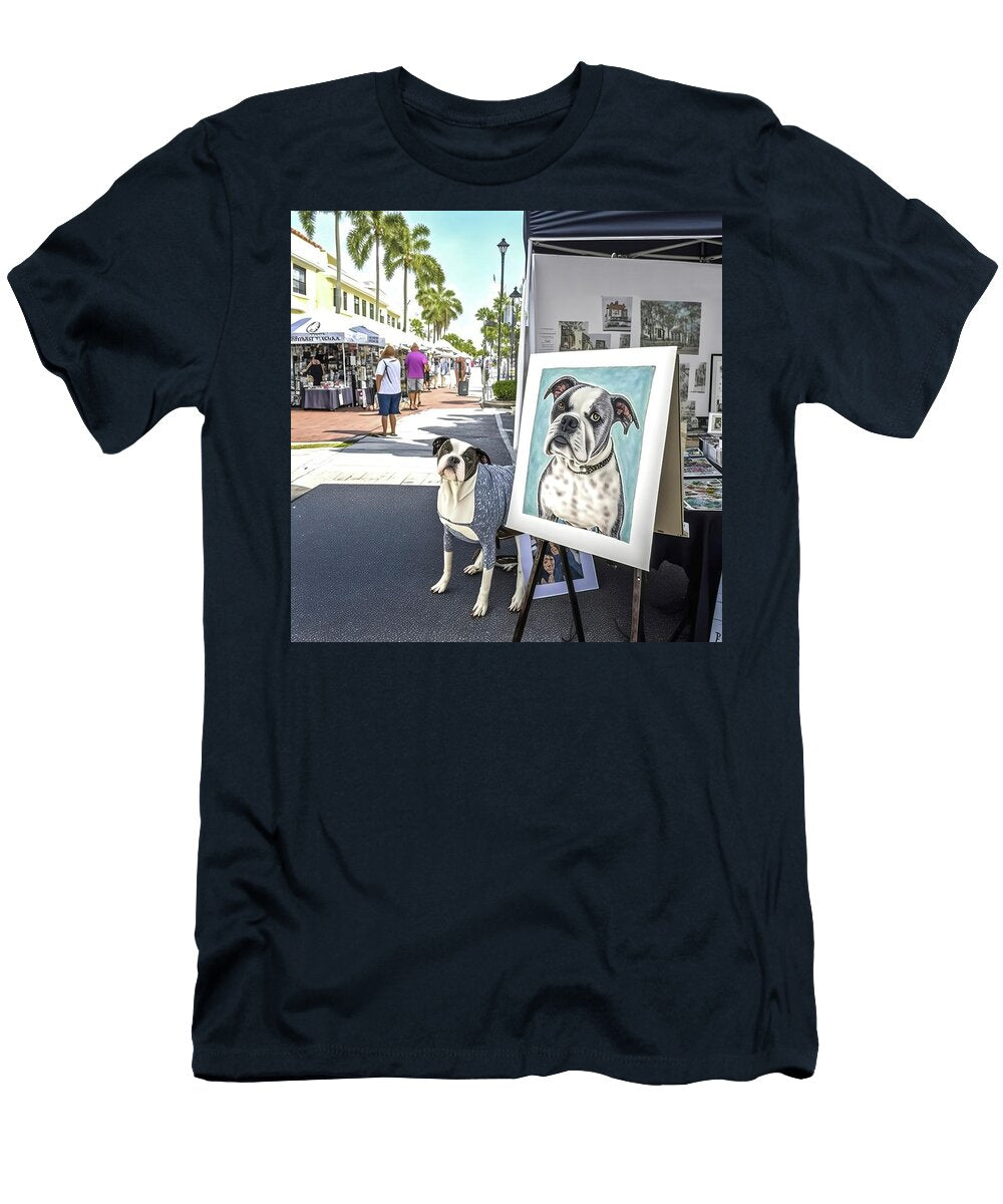 Paws At the Market Dennis Kirby T-Shirt