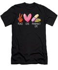 Peace Love Pharmacy Life Tech Medicine Pharmacist Tshirtconcepts Marvin Poppe T-Shirt
