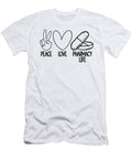 Peace Love Pharmacy Life Tech Pharmacist Medicine Tshirtconcepts Marvin Poppe T-Shirt