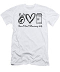Peace Love Pharmacy Technician Medicine Pharmacist Tshirtconcepts Marvin Poppe T-Shirt