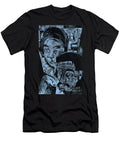Peasant Couple in the Cottage 1919 Woodcut on Heavy Blue Wove Paper Ernst Ludwig Kirchner T-Shirt