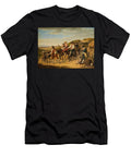 Peasants At Monte Mario on Their Way to Rome Art Dietrich Wilhelm Lindau German T-Shirt