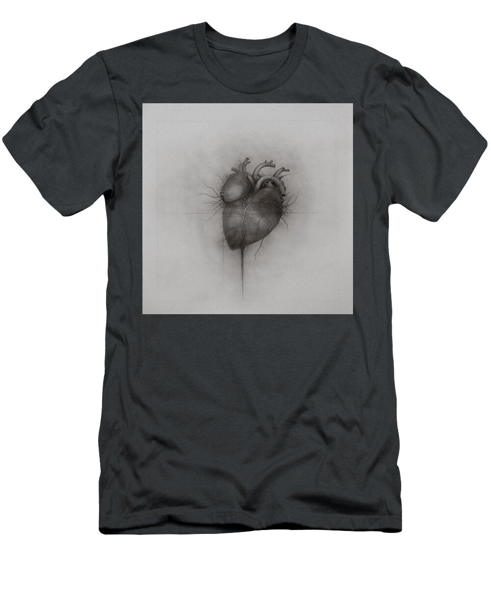 Pencil Illustration of Human Heart Yo Pedro T-Shirt