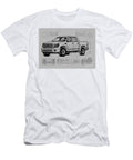 Pencil Sketch Geometric Vehicle Yukon Car Gmc Auto Minimal Monochrome Clint Mclaughlin T-Shirt