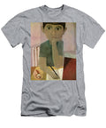 Pensive Boy Writing in Notebook Csa Images T-Shirt