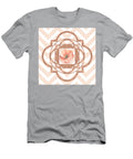 Persian Poppy Rose Gold Quatrefoil Chevron Tina Lavoie T-Shirt