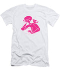 Person Reading with Bird on Shoulder Csa Images T-Shirt